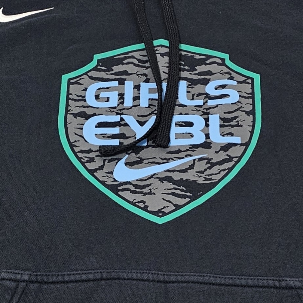 Nike Women's Rare Girls EYBL Dark Blue Graphic Hoodie Medium - Picture 3 of 5